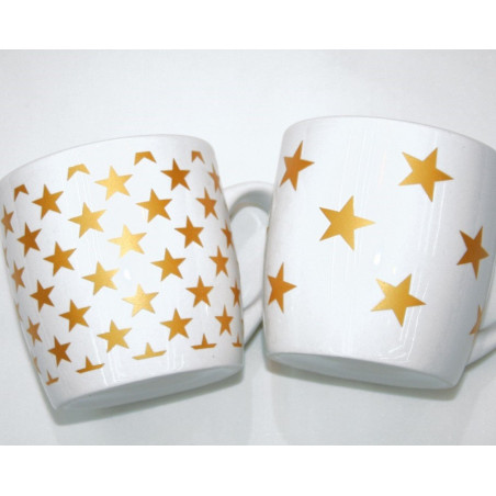 Lot de 12 mugs Noel 2 modèles assortis