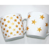 Lot de 12 mugs Noel 2 modèles assortis