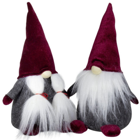 Lot de 24 gnomes 20cm (2modèles assortis)