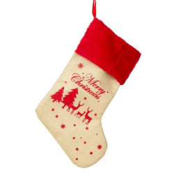 Lot de 12 chaussettes Merry Christmas 40cm