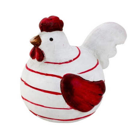 Lot de 12 poules ,2 modèles assortis 6cm